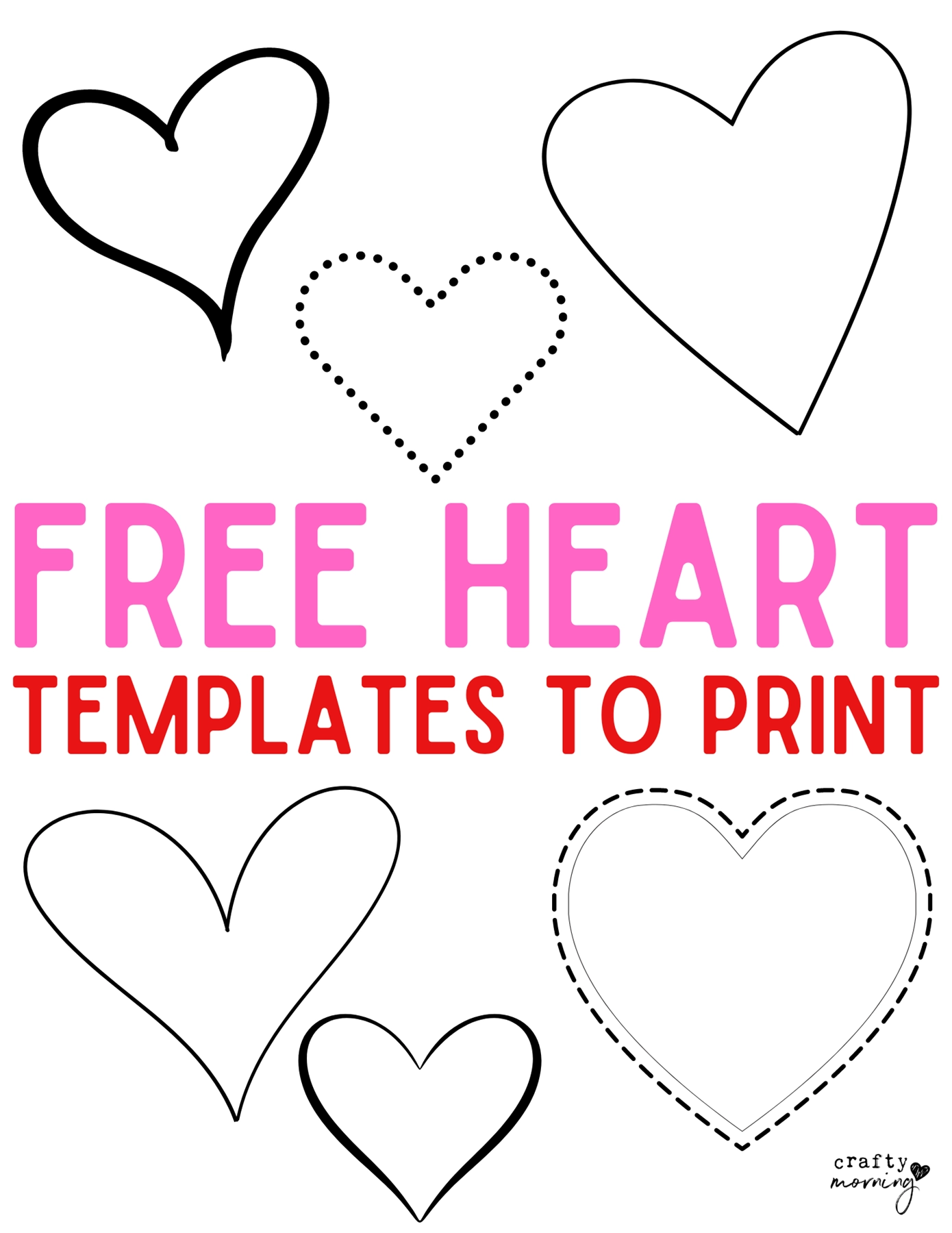 10 Free Printable Heart Templates Crafty Morning 10 Free Printable Heart Templates Crafty Morning