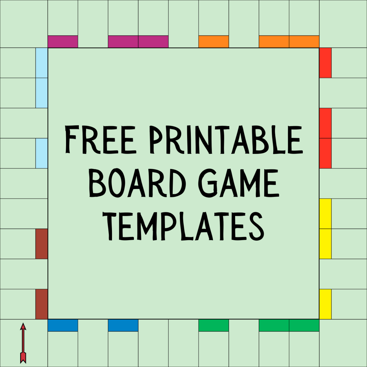 Printable Blank Game Board Template Free Printable Blank Game Board Template Free