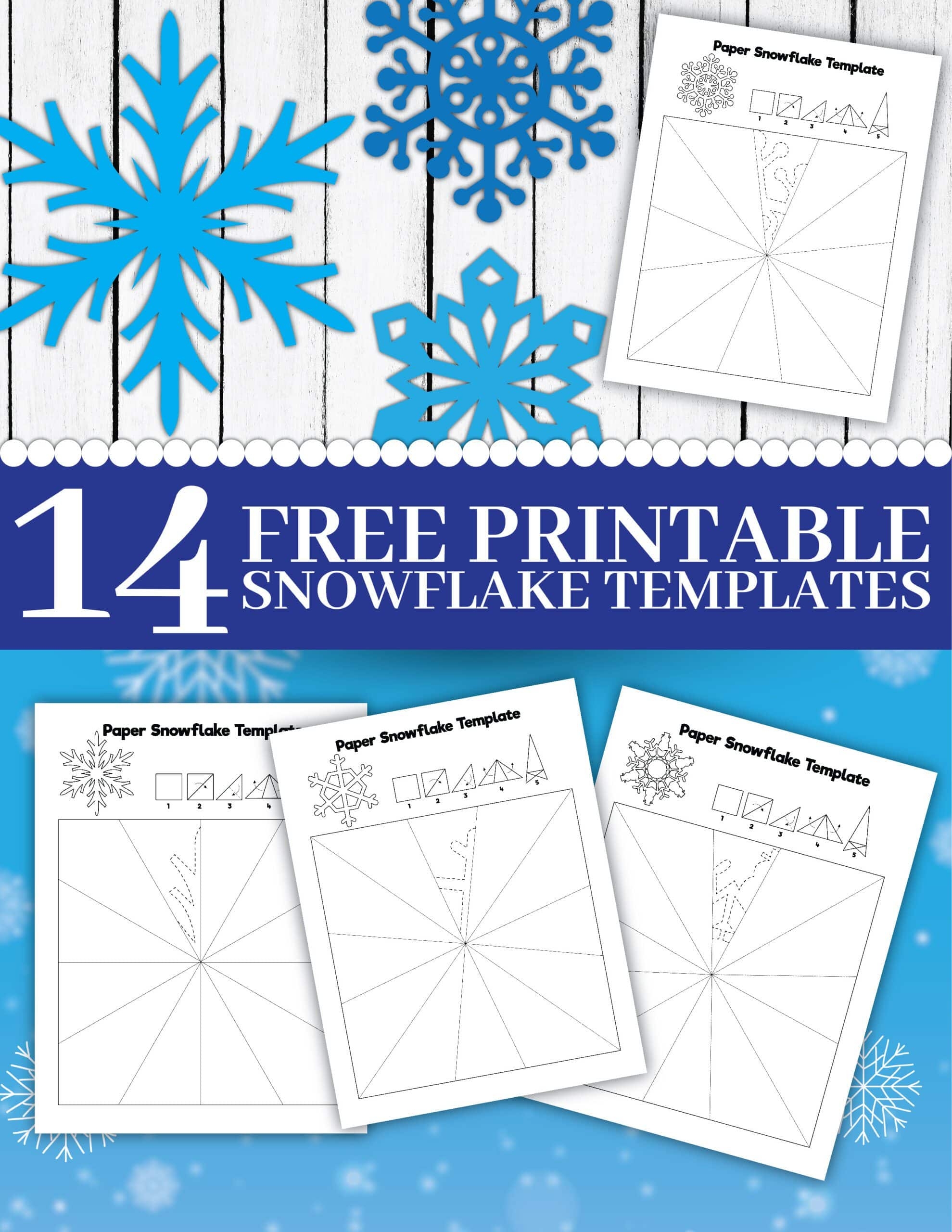 Free Printable Paper Snowflake Templates
