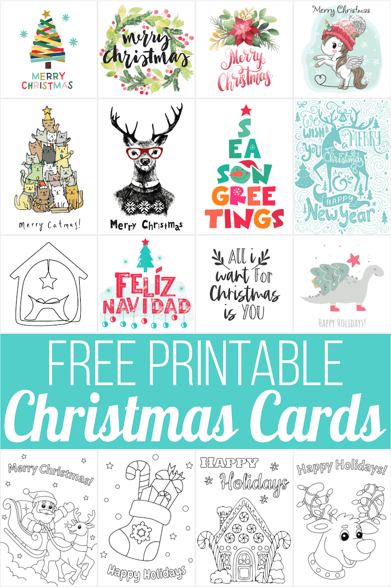 Printable Holiday Card Templates