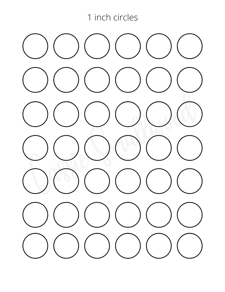 1 1/2 Inch Circle Template Printable
