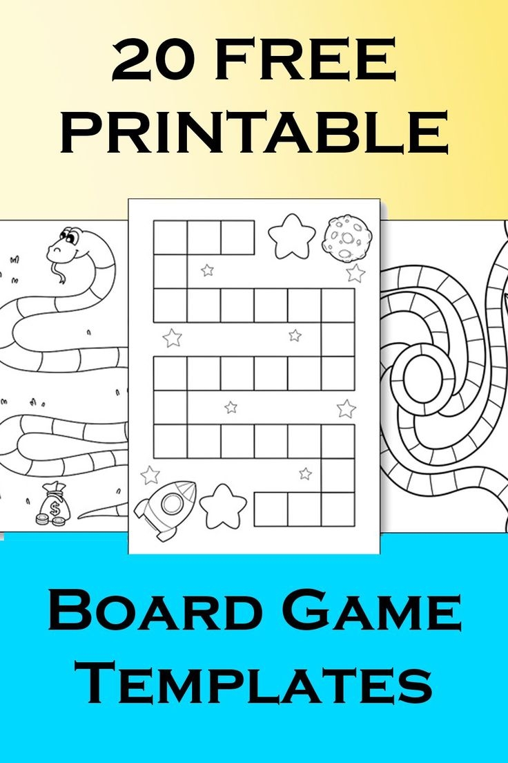 Free Printable Board Games Templates