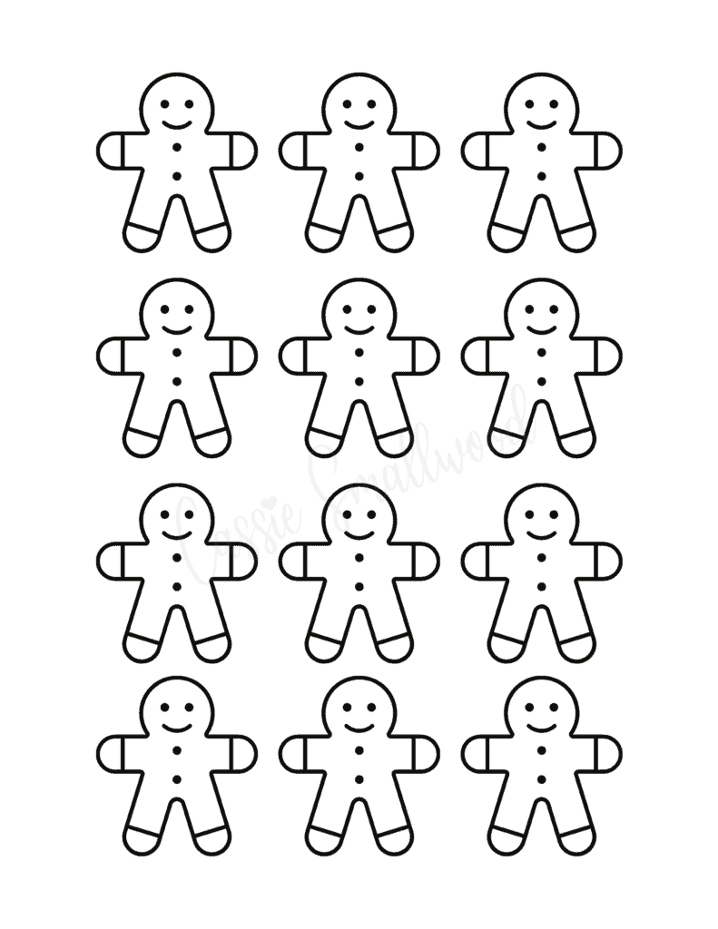 22 Adorable Gingerbread Man Templates Cassie Smallwood