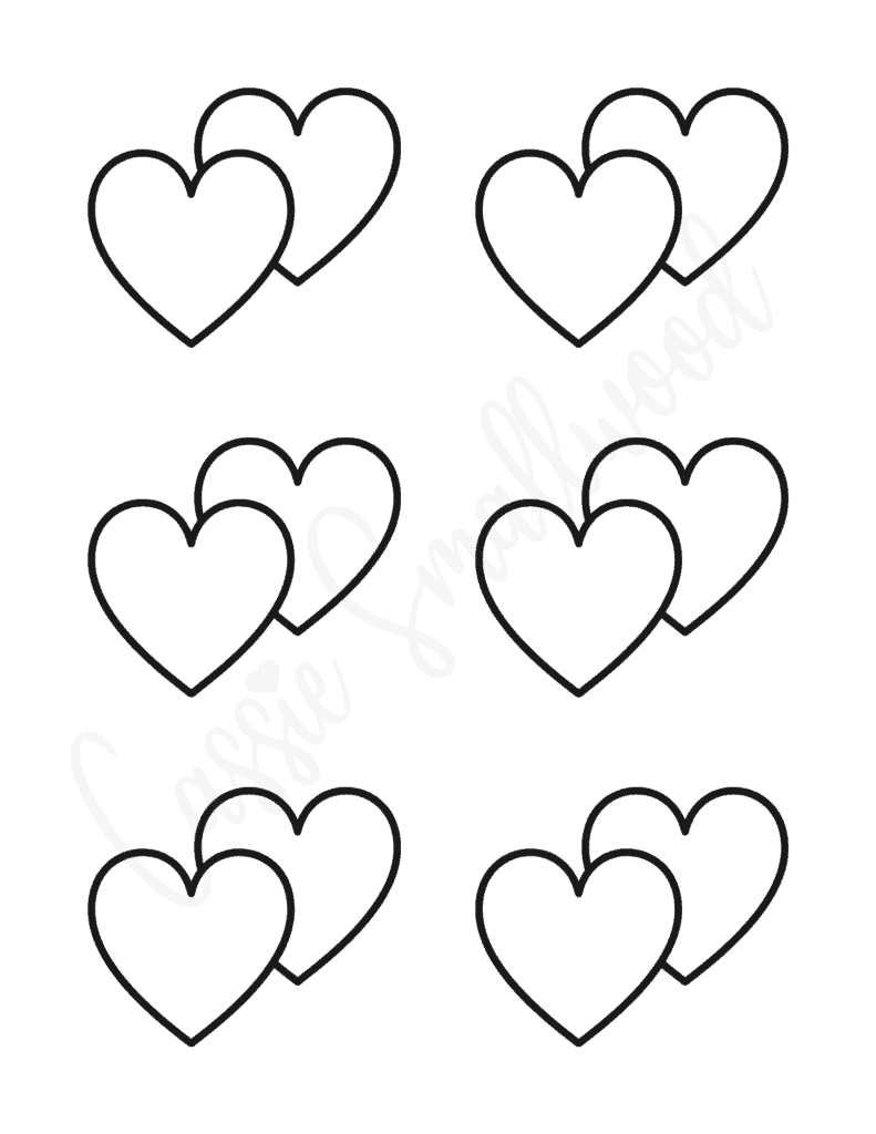 25 FREE Printable Heart Templates Small To Large Sizes Cassie 