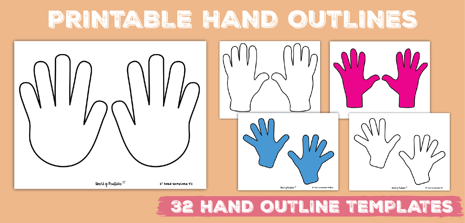Hand Template Printable Free Hand Template Printable Free