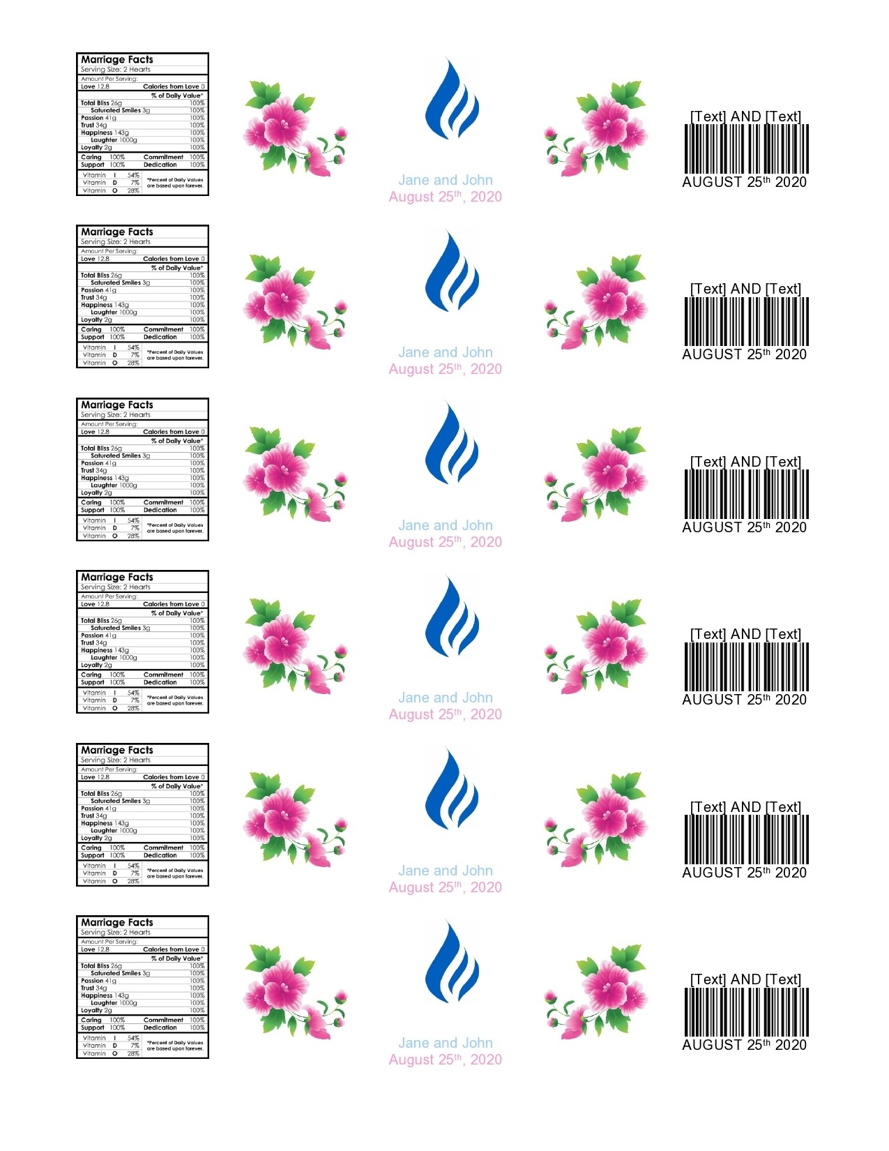 Free Printable Bottle Labels Template Free Printable Bottle Labels Template