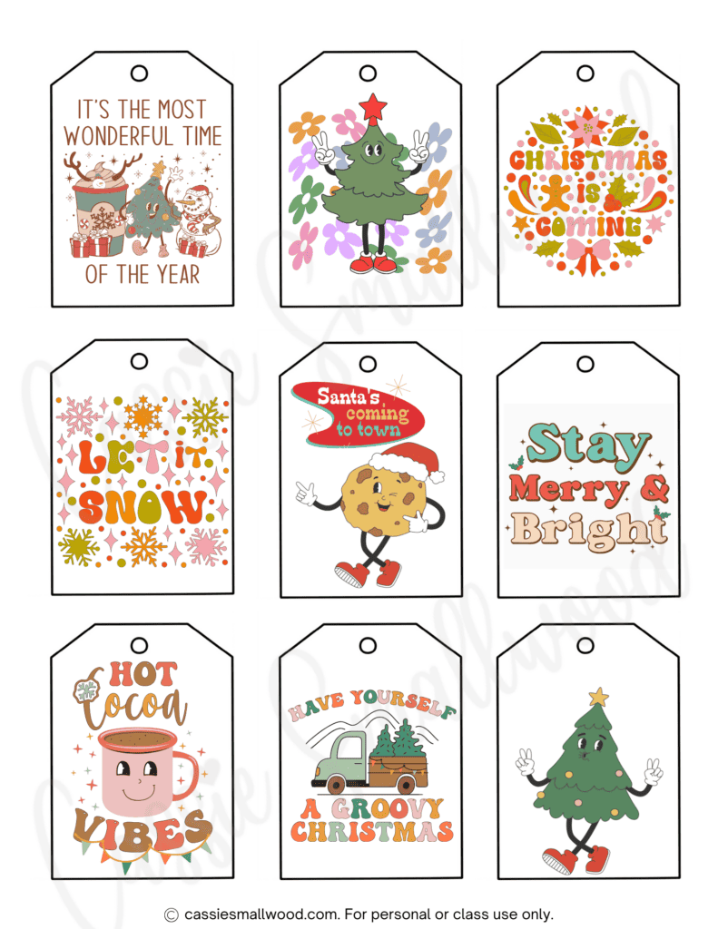 Christmas Gift Tag Printable Template