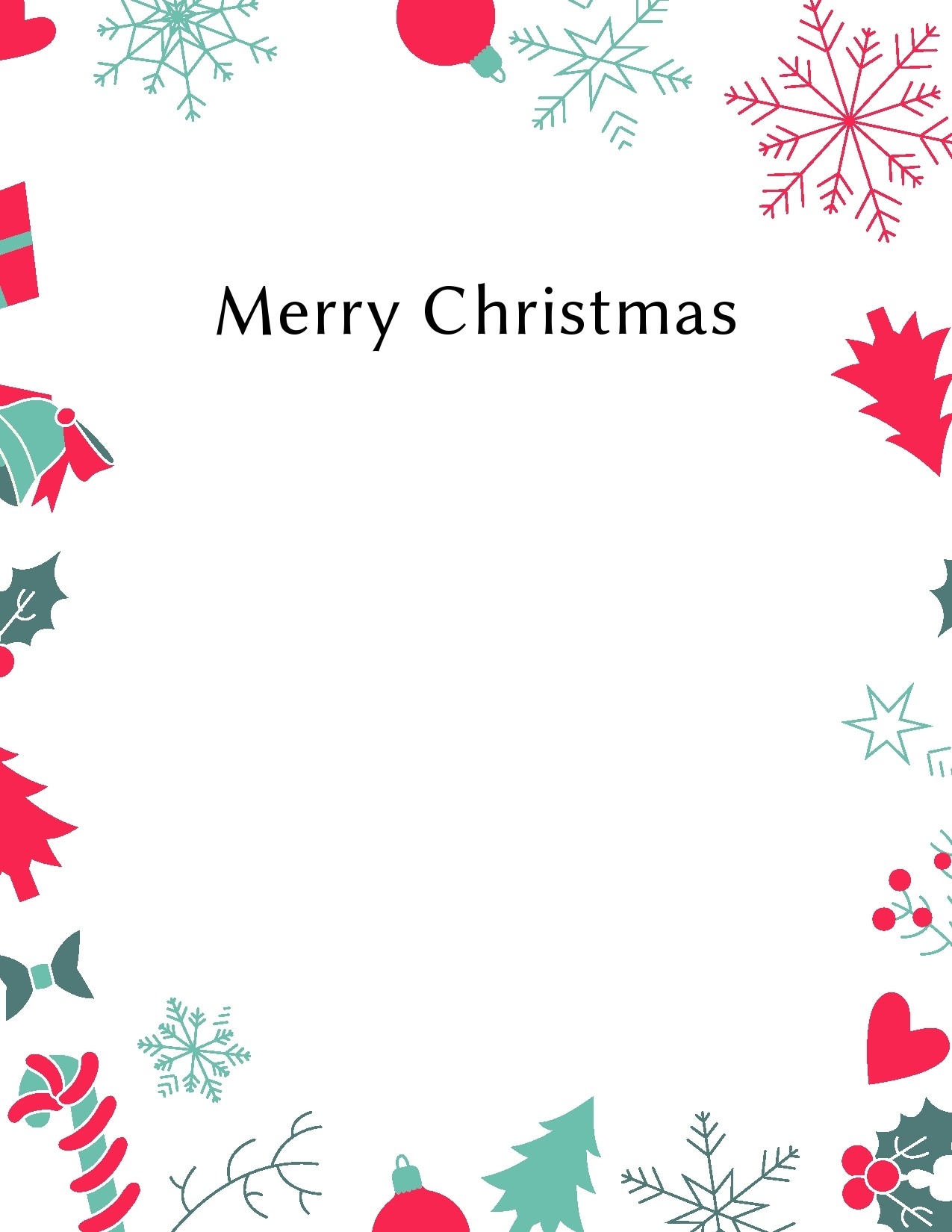 Free Printable Merry Christmas Templates Free Printable Merry Christmas Templates