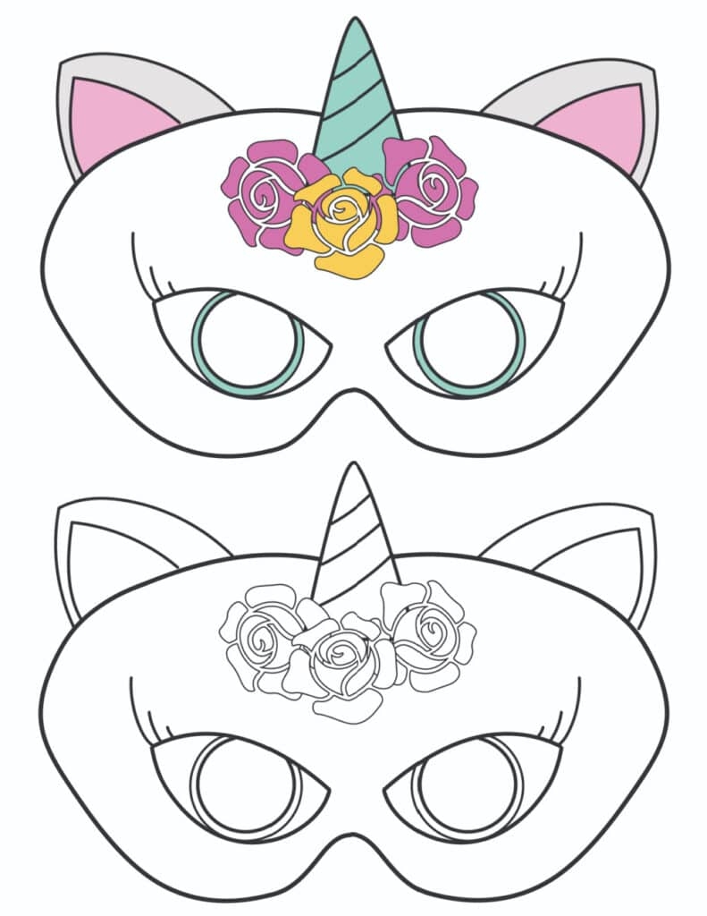 Free Printable Halloween Mask Templates Free Printable Halloween Mask Templates