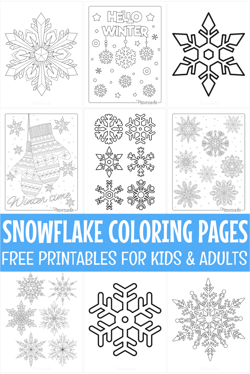 Snowflake Free Printable Template Snowflake Free Printable Template