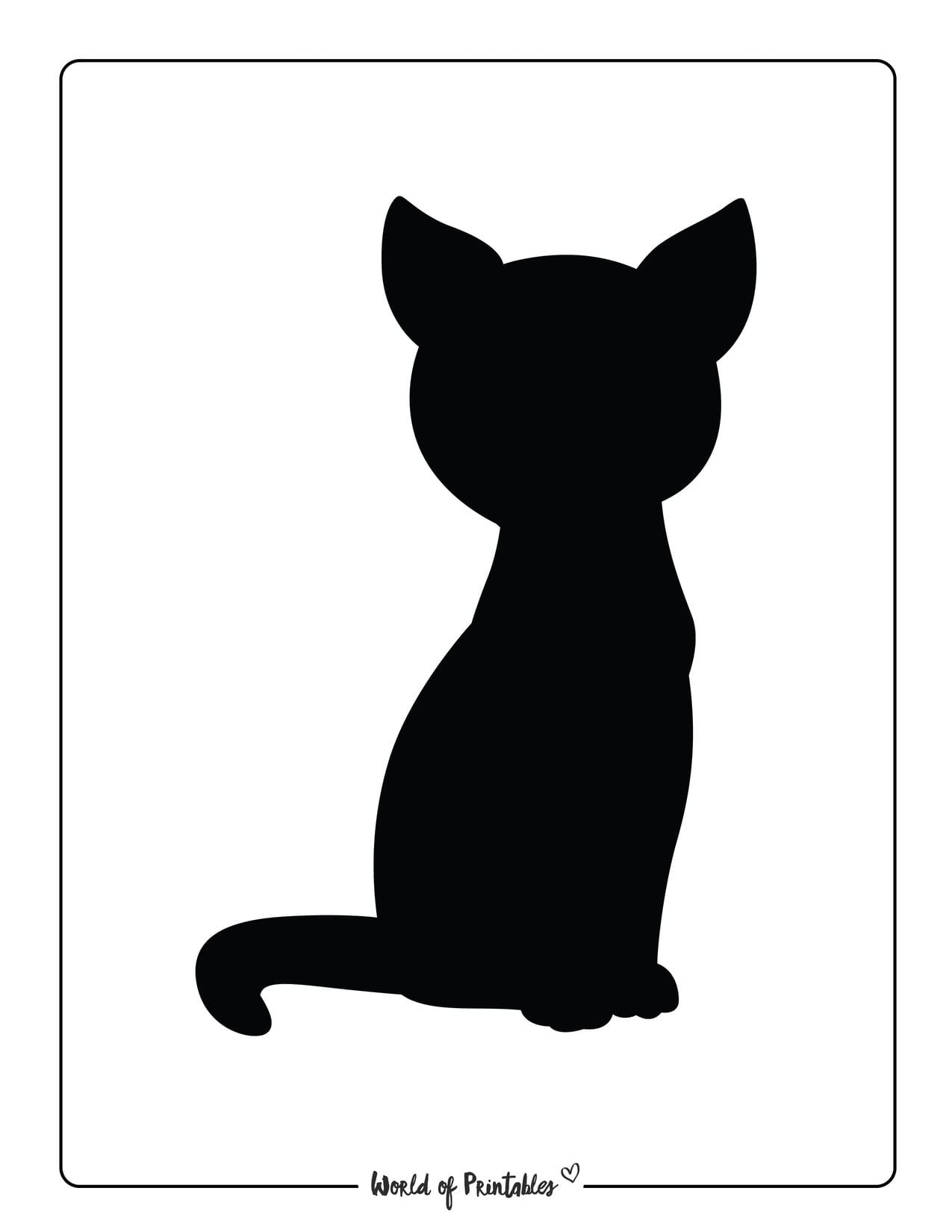 Halloween Cat Template Printable Halloween Cat Template Printable