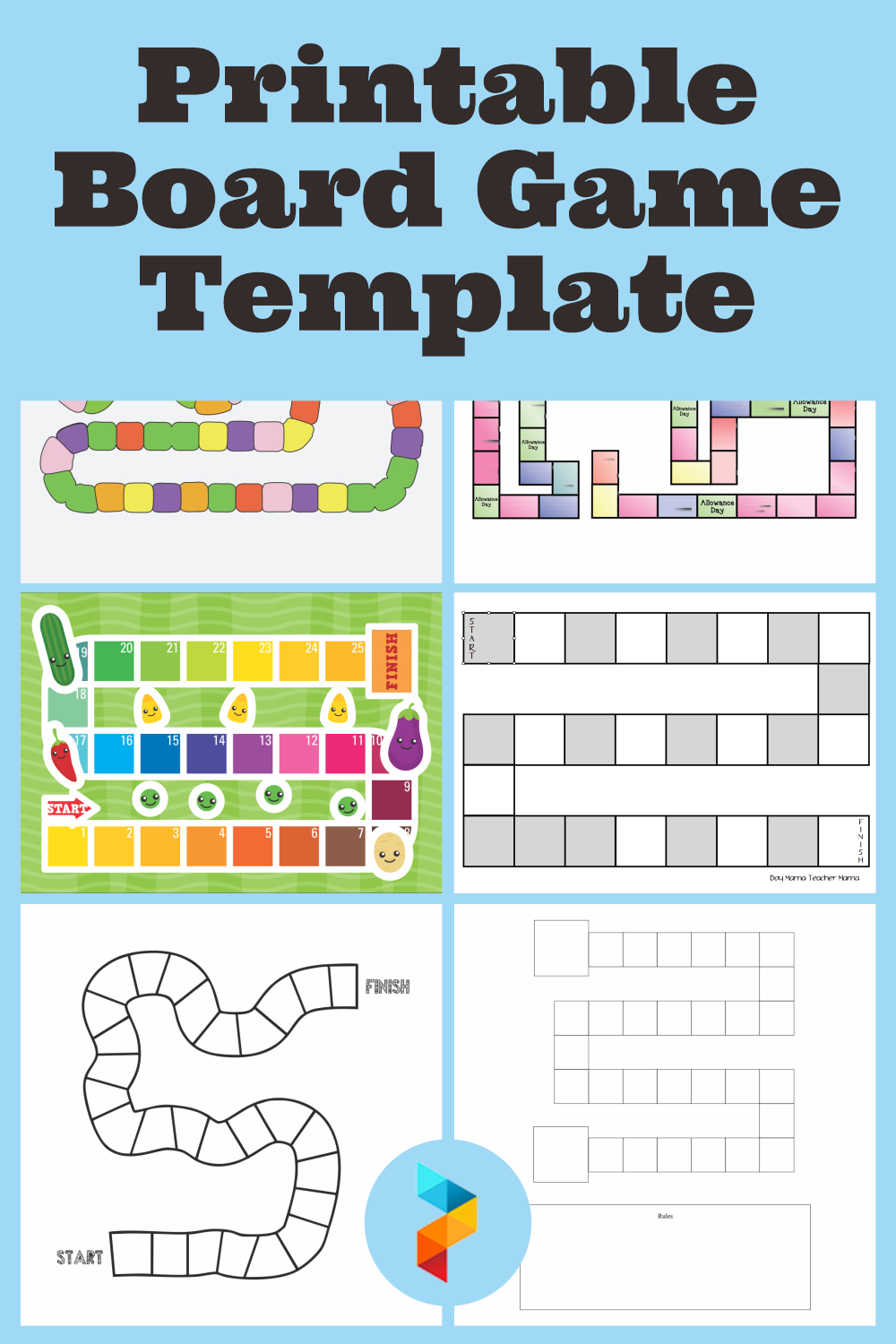 Board Game Template 10 Free PDF Printables Printablee Board Game Template 10 Free PDF Printables Printablee