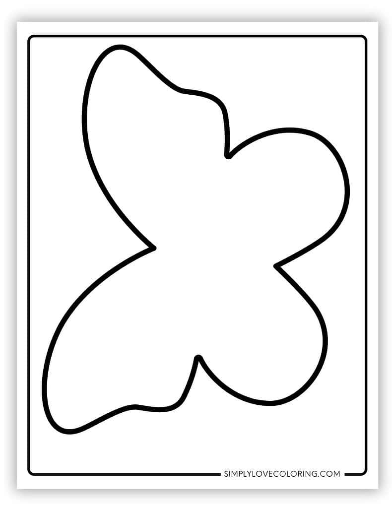 Butterfly Templates Free PDF Downloads Simply Love Coloring