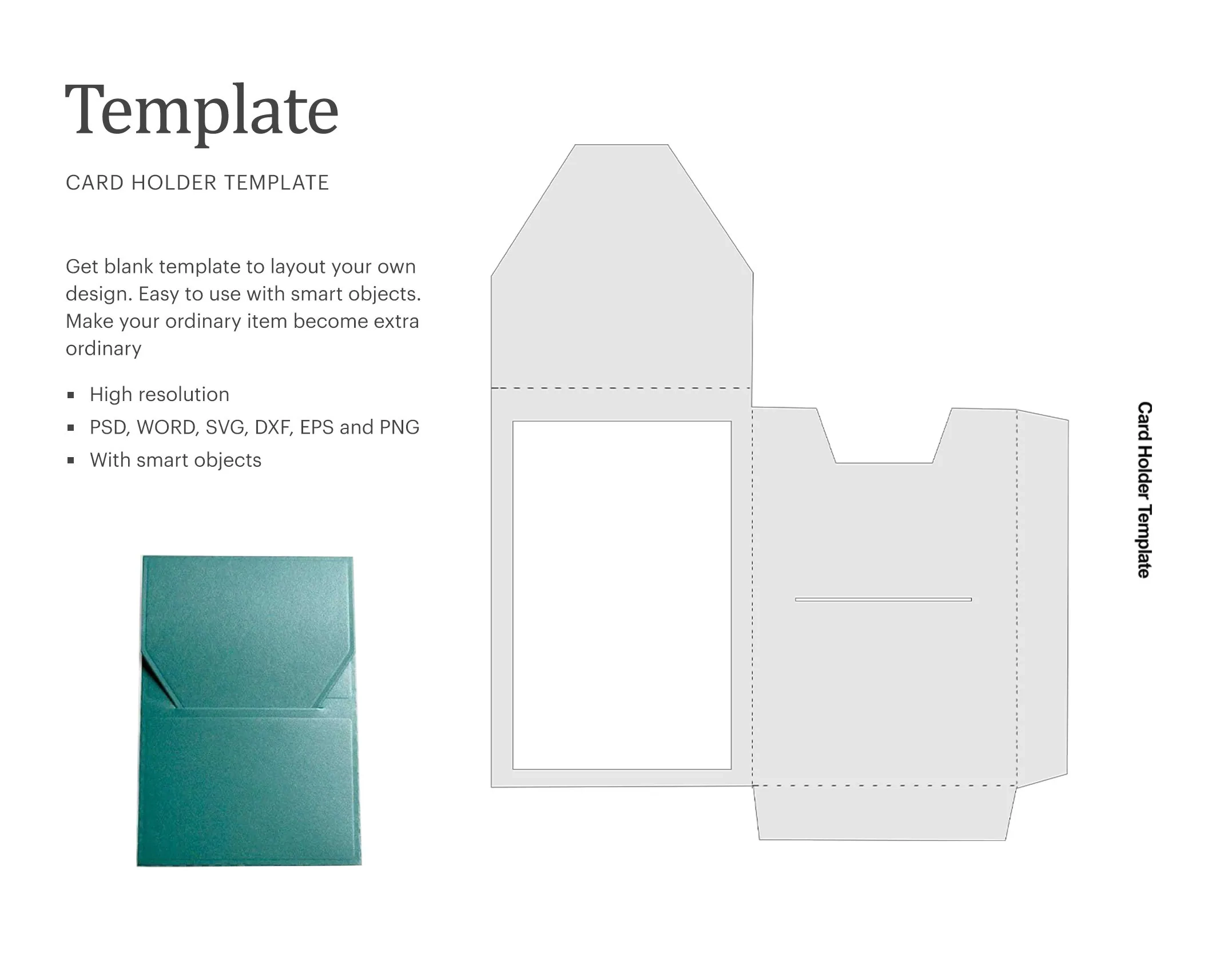 Card Holder Blank Template Blank Gift Card Envelope Template