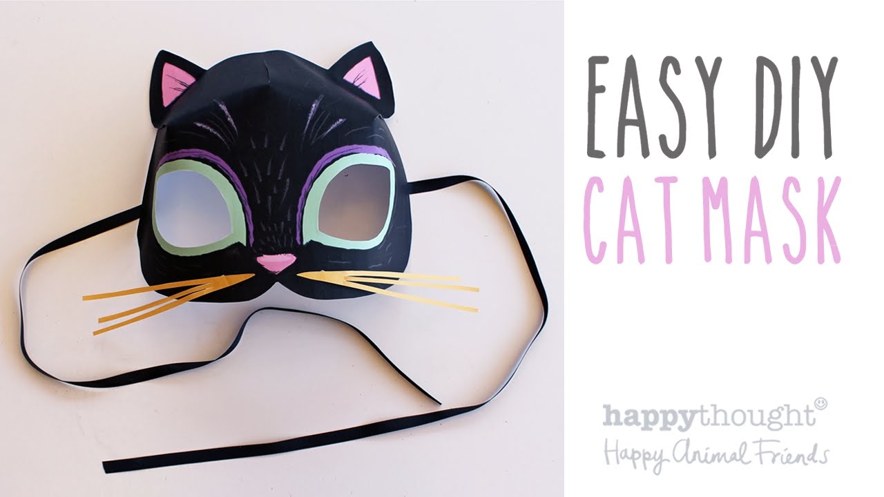 Cat Animal Mask Templates To Print Be A Cat Today Happythought Cat Animal Mask Templates To Print Be A Cat Today Happythought