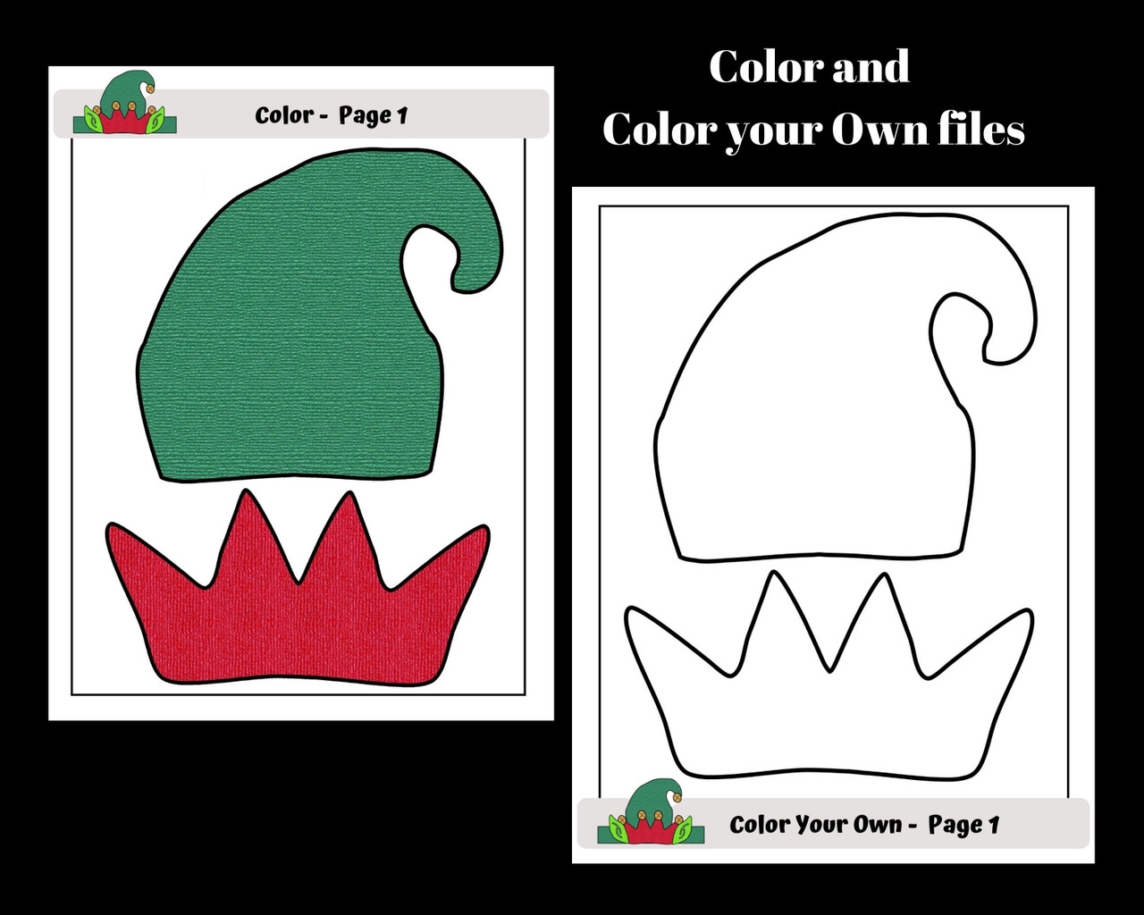Christmas Elf Hat Craft Freebie
