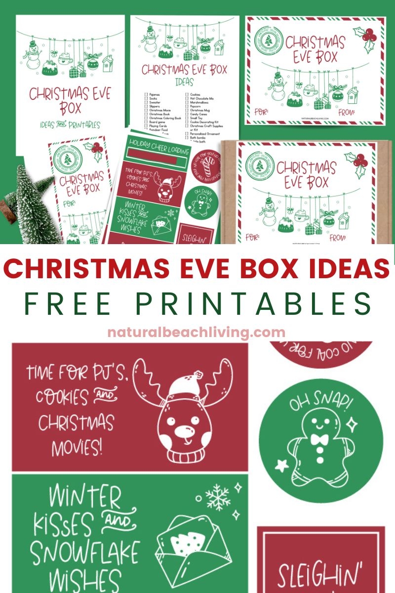 Free Printable Christmas Eve Box Templates Free Printable Christmas Eve Box Templates