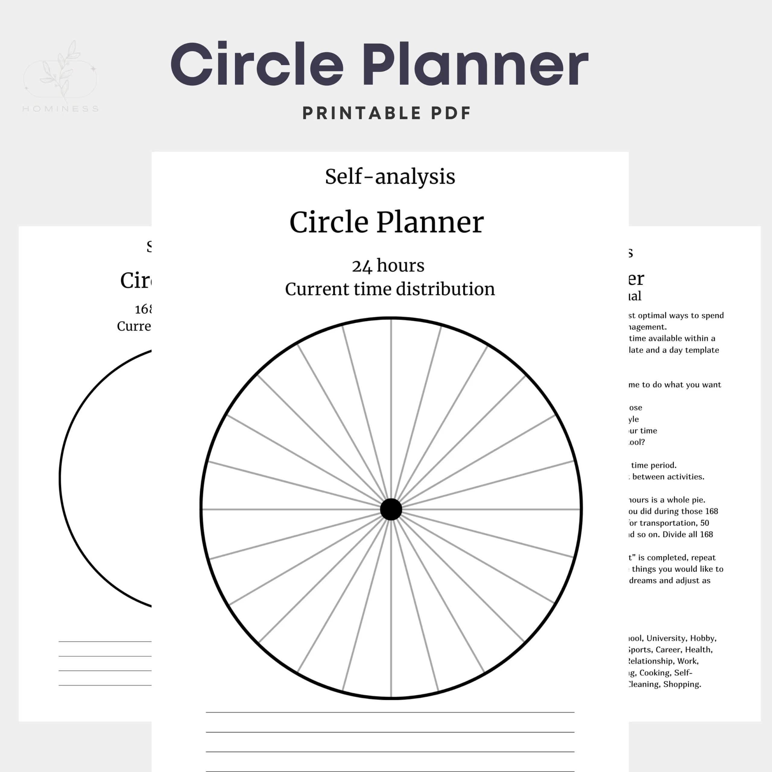 Printable 24 Hour Pie Chart Template Printable 24 Hour Pie Chart Template