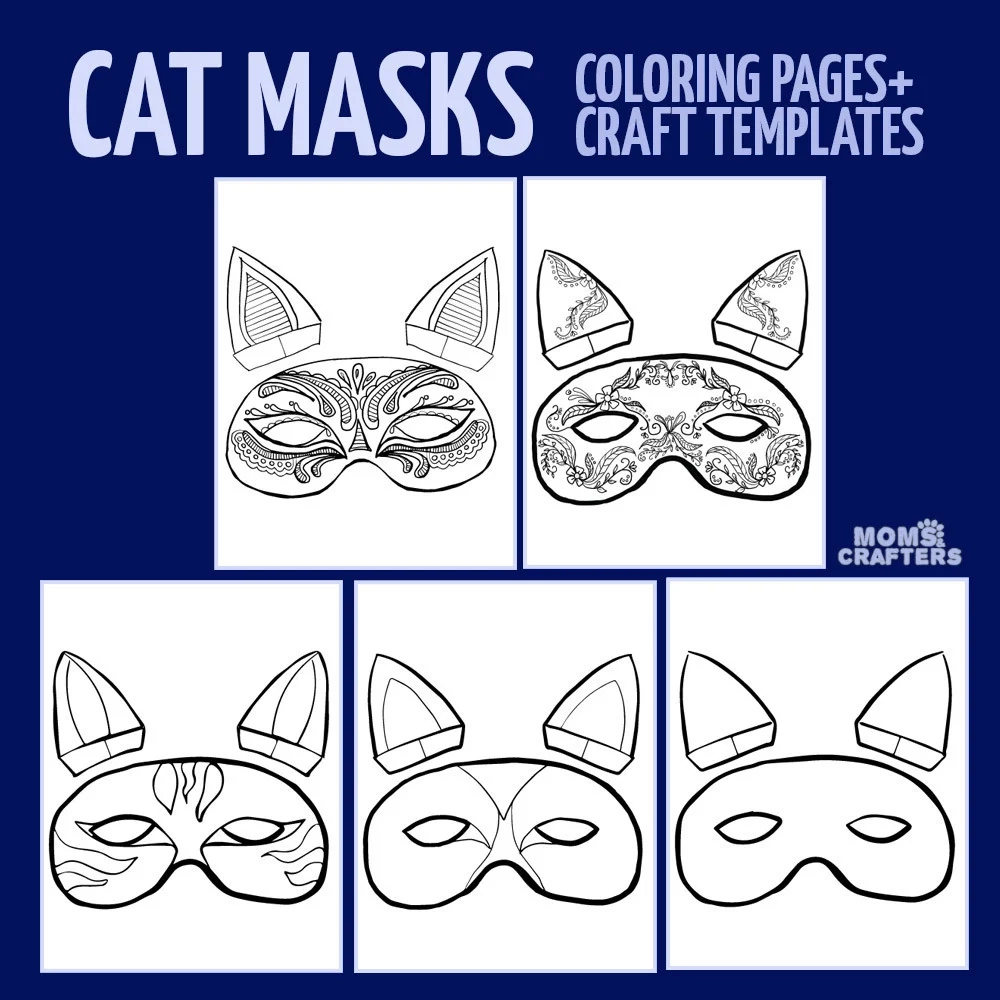 Free Printable Cat Mask Template Free Printable Cat Mask Template