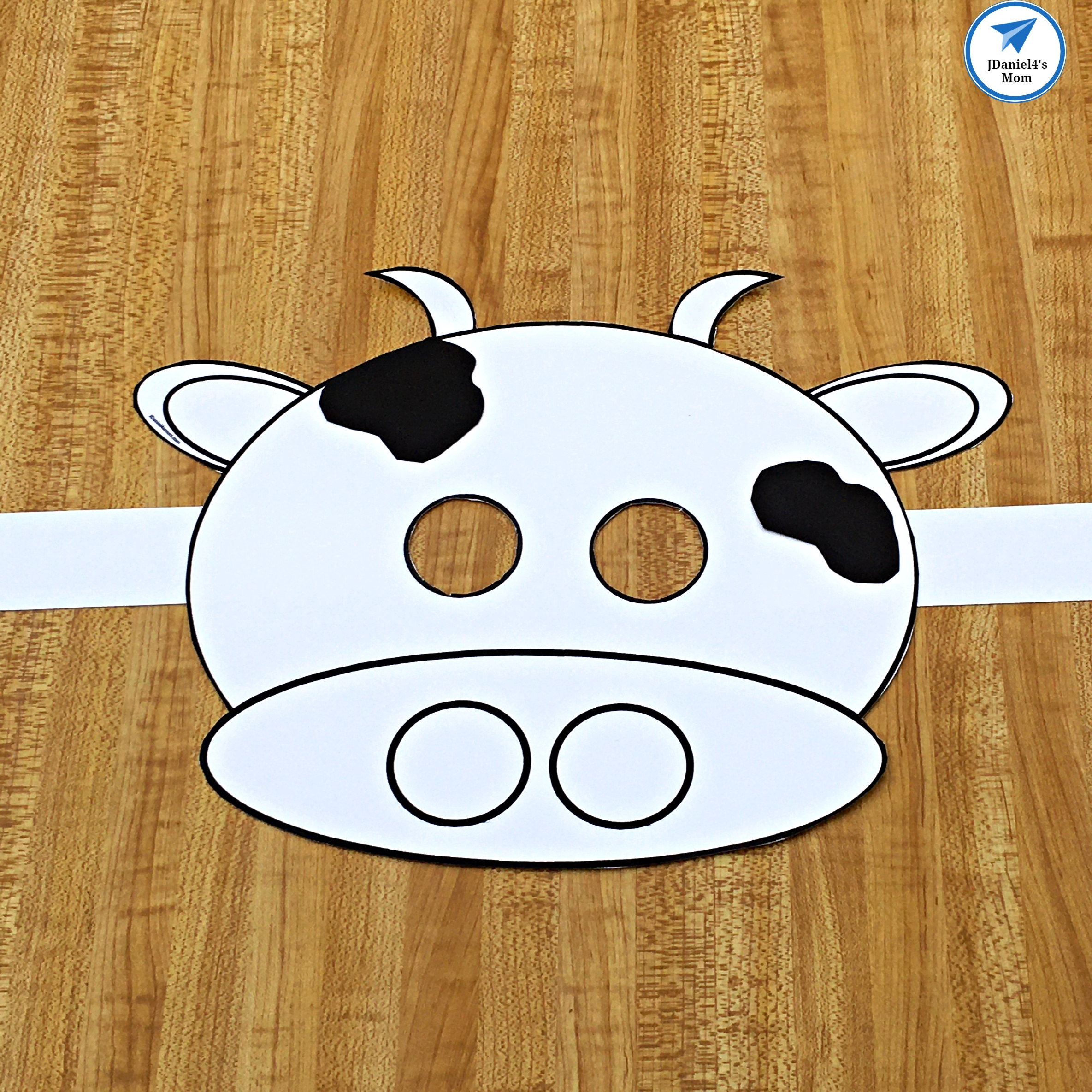 Cow Mask Printable Template JDaniel4s Mom Cow Mask Printable Template JDaniel4s Mom