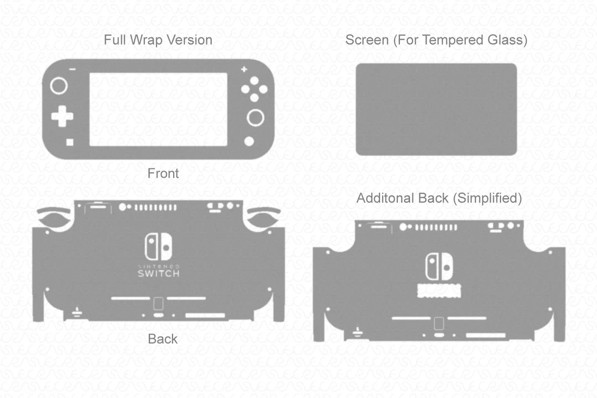 Printable Nintendo Switch Skin Template Free