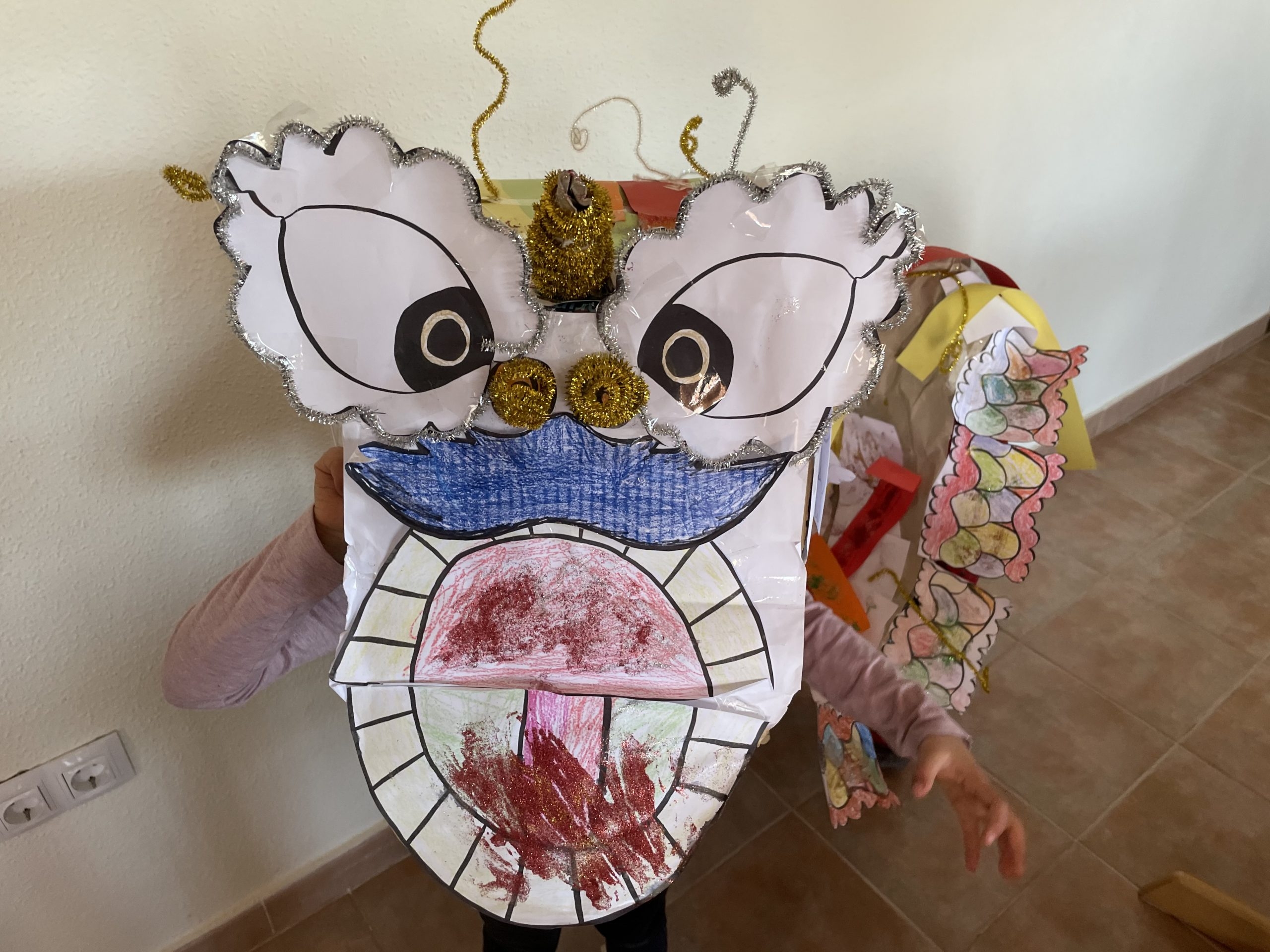 DIY Kids Chinese New Year s Lion Head Grow Adventures