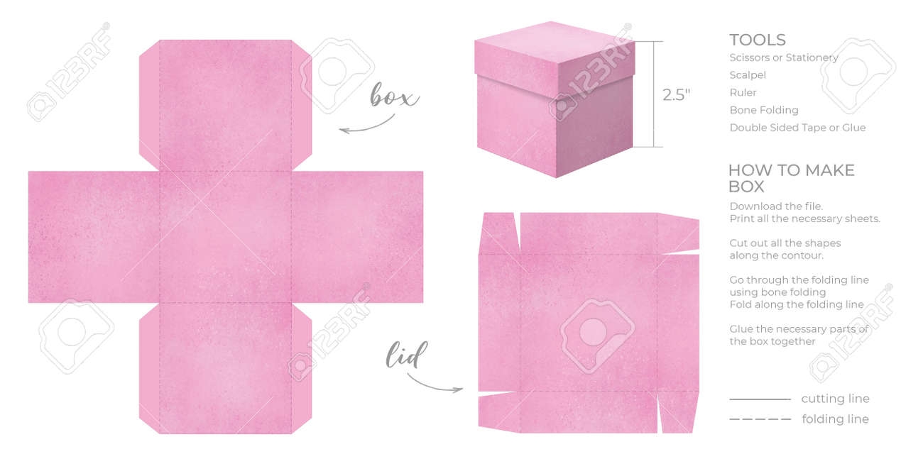 Gift Box Printable Template