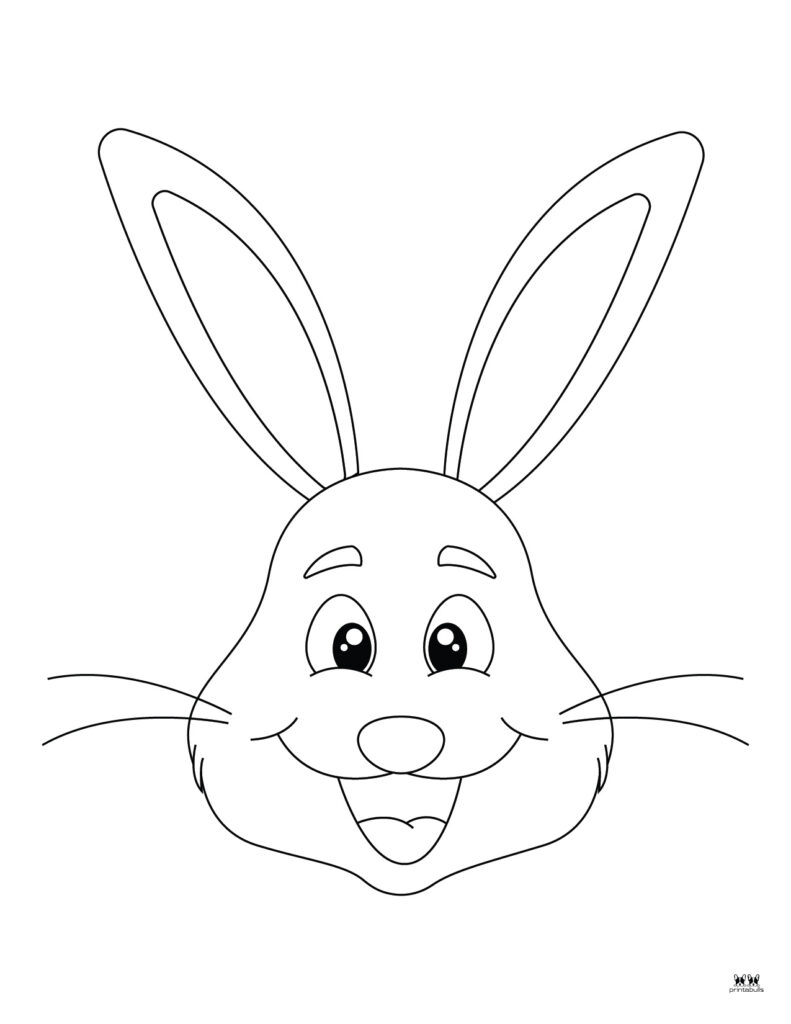 Free Printable Bunny Head Template Free Printable Bunny Head Template