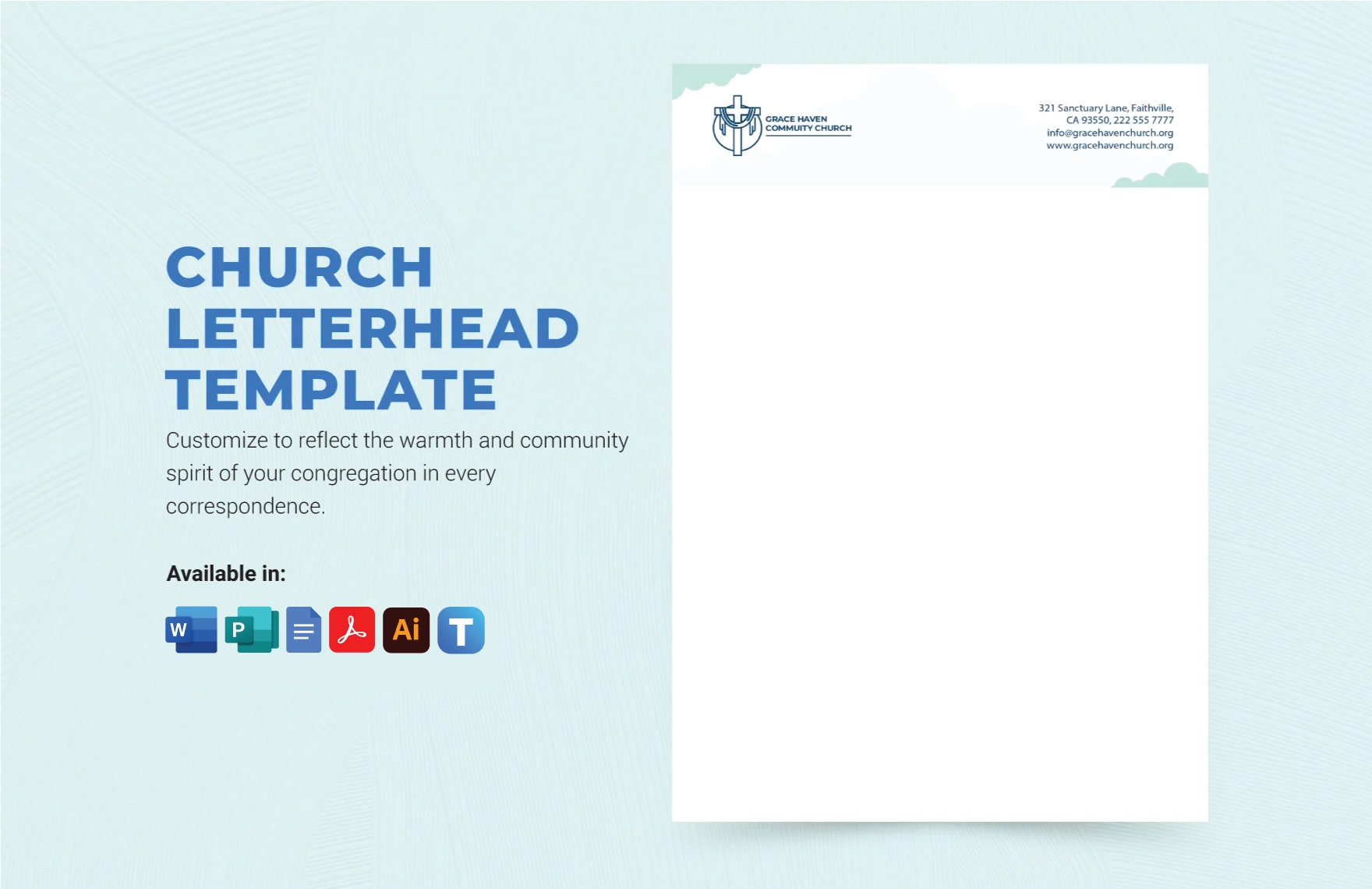 Editable Church Letterhead Templates In Word To Download Editable Church Letterhead Templates In Word To Download