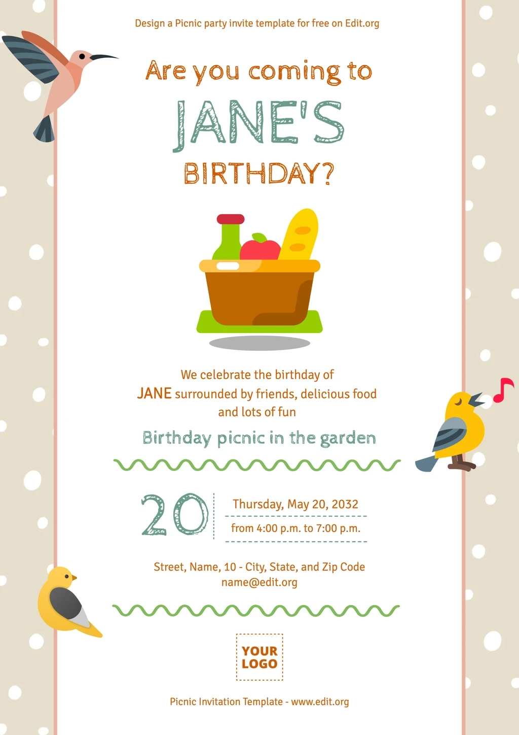 Free Printable Company Picnic Invitation Template Free Printable Company Picnic Invitation Template