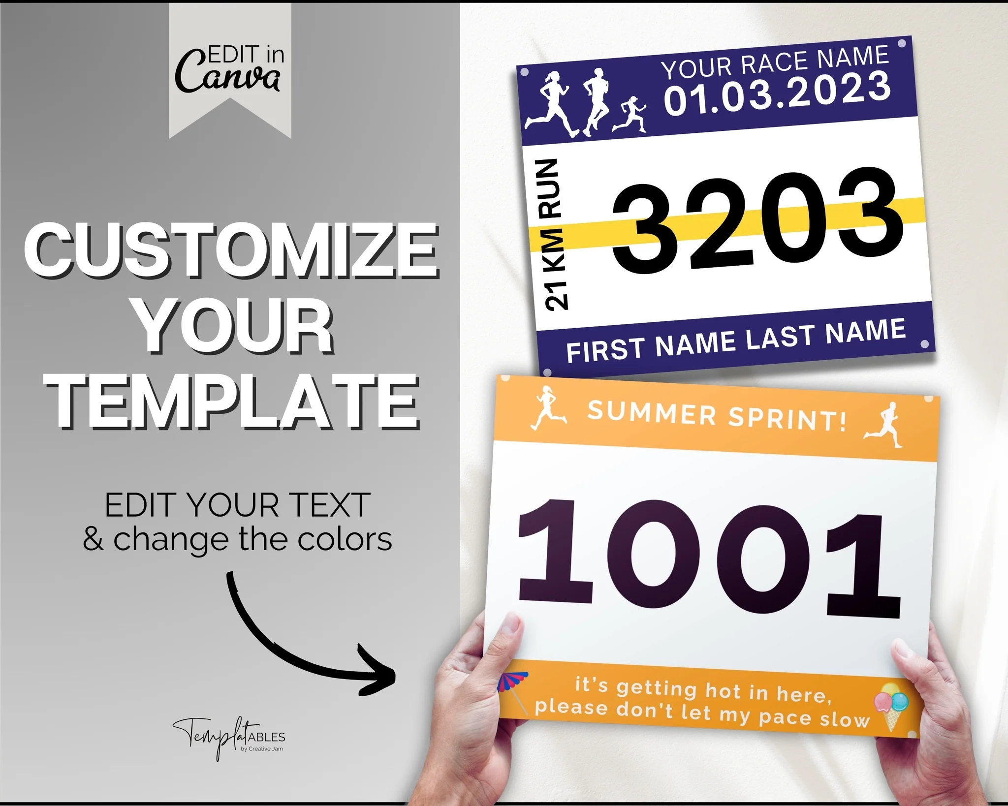 Printable Free Blank Race Bib Template Printable Free Blank Race Bib Template