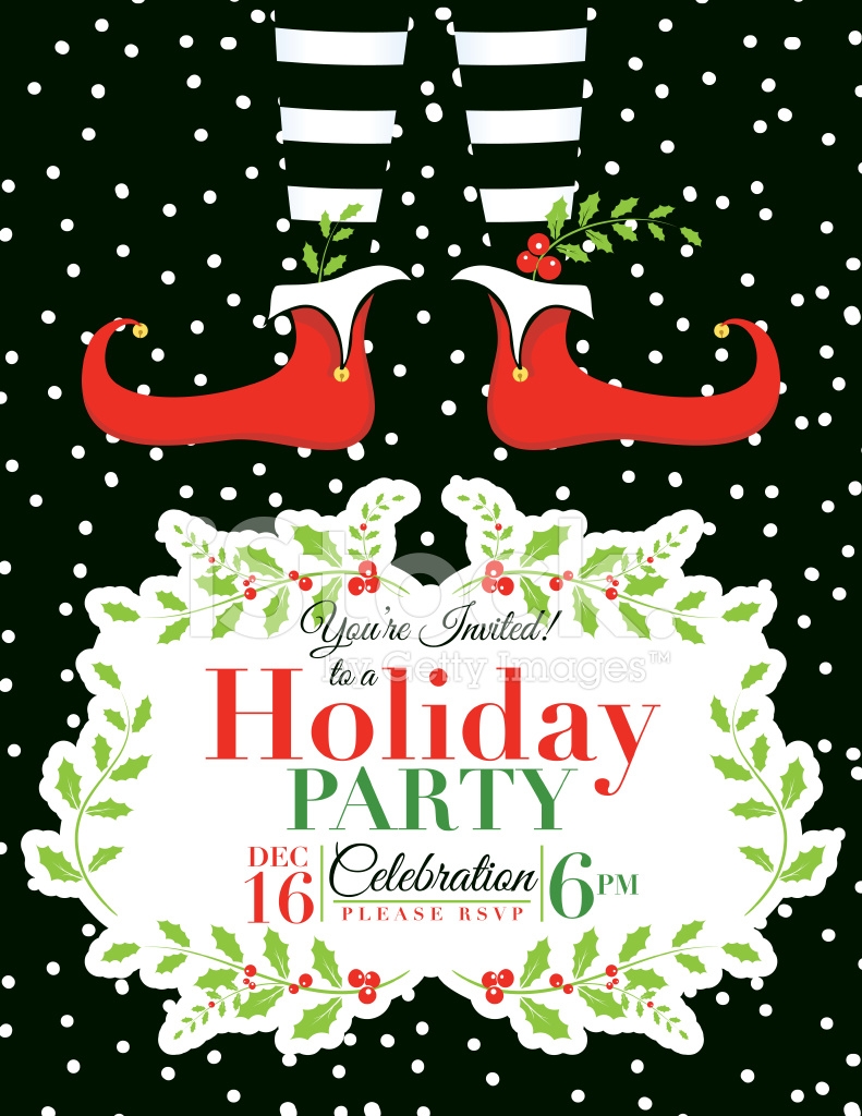 Free Holiday Party Invitation Templates Printable