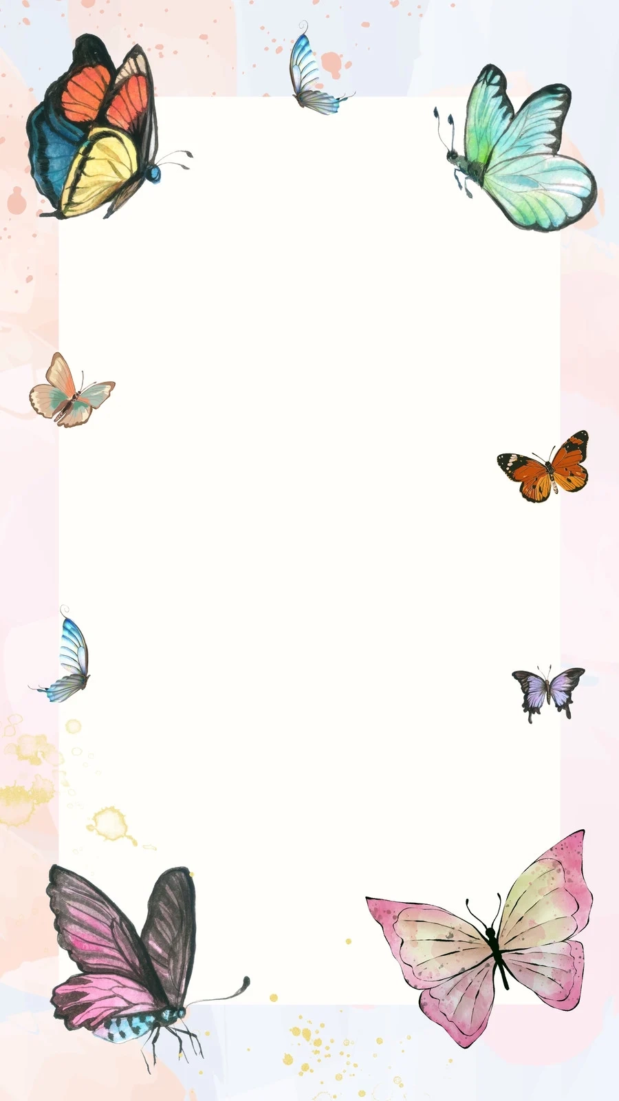 Free And Customizable Butterfly Templates