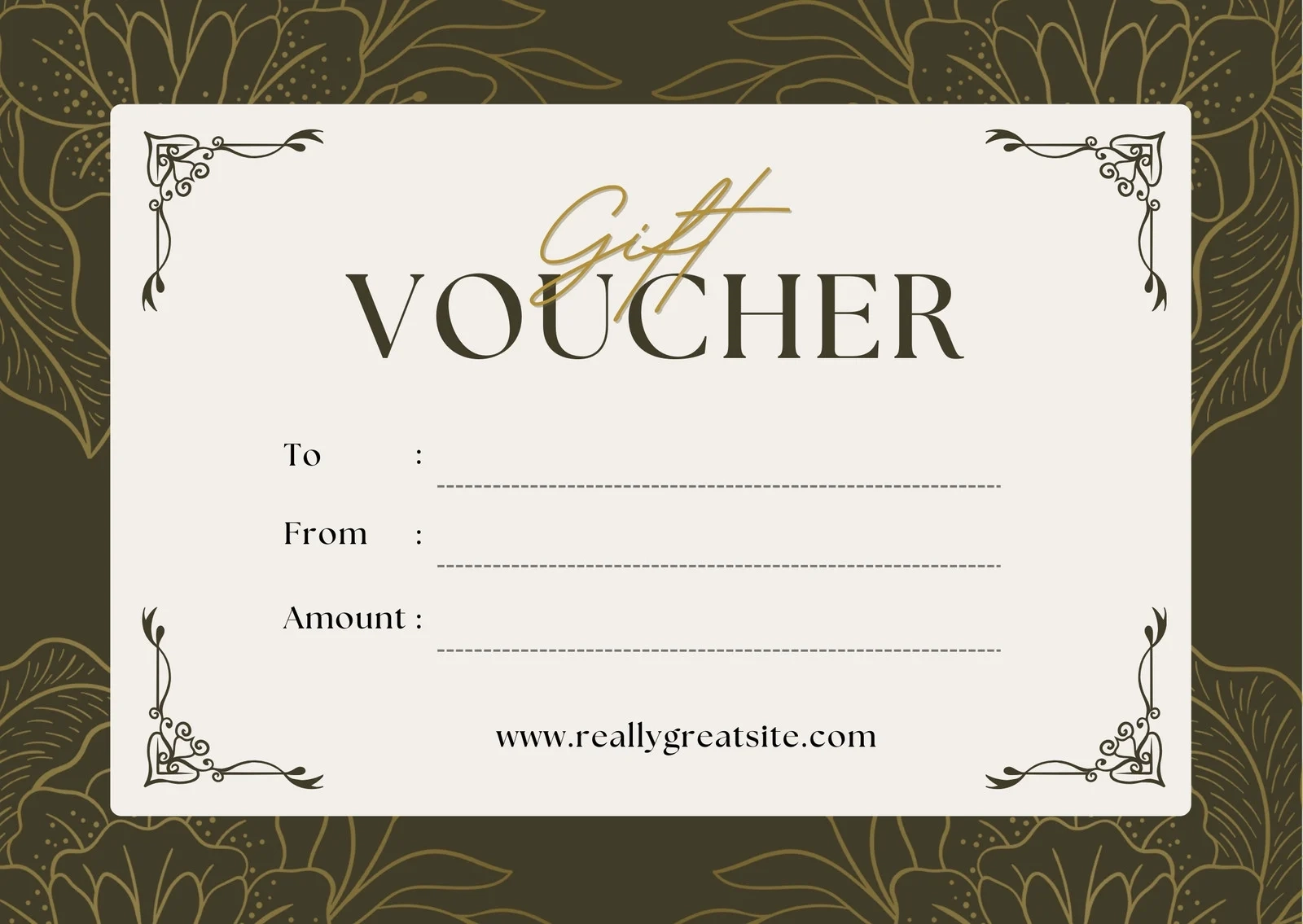 Free Voucher Templates Printable