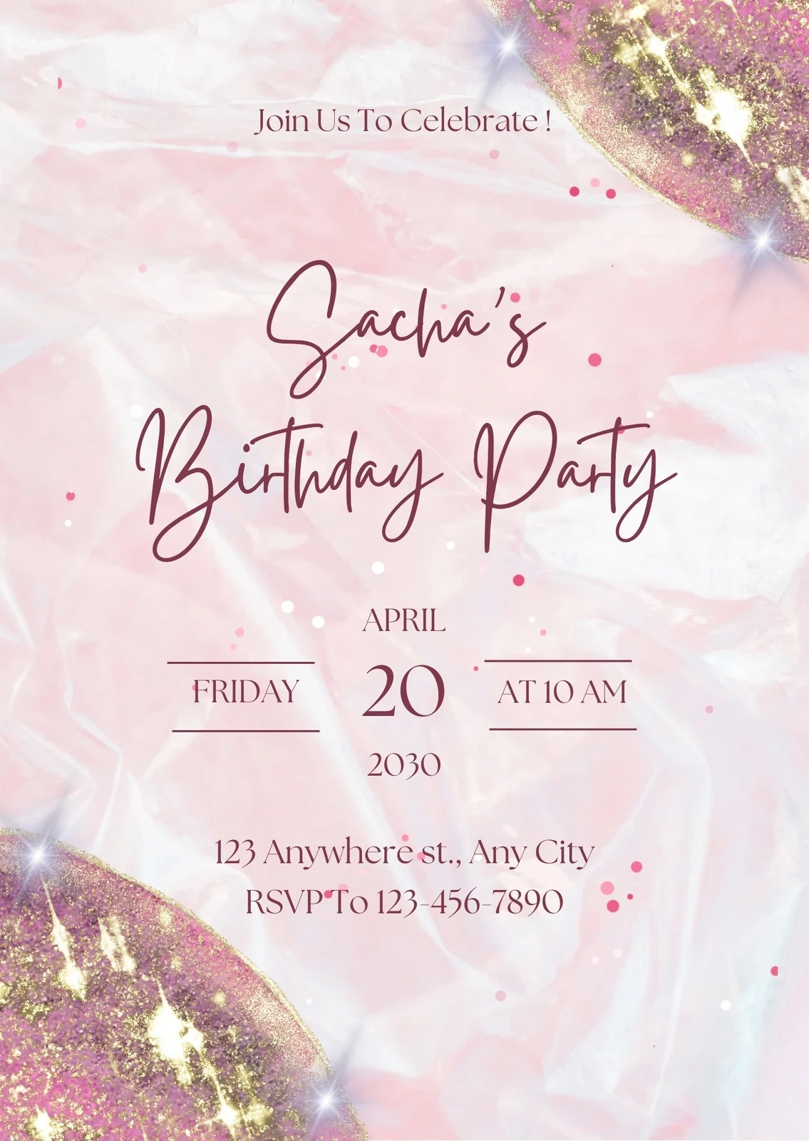 Free Printable Birthday Invitation Cards Templates Free Printable Birthday Invitation Cards Templates