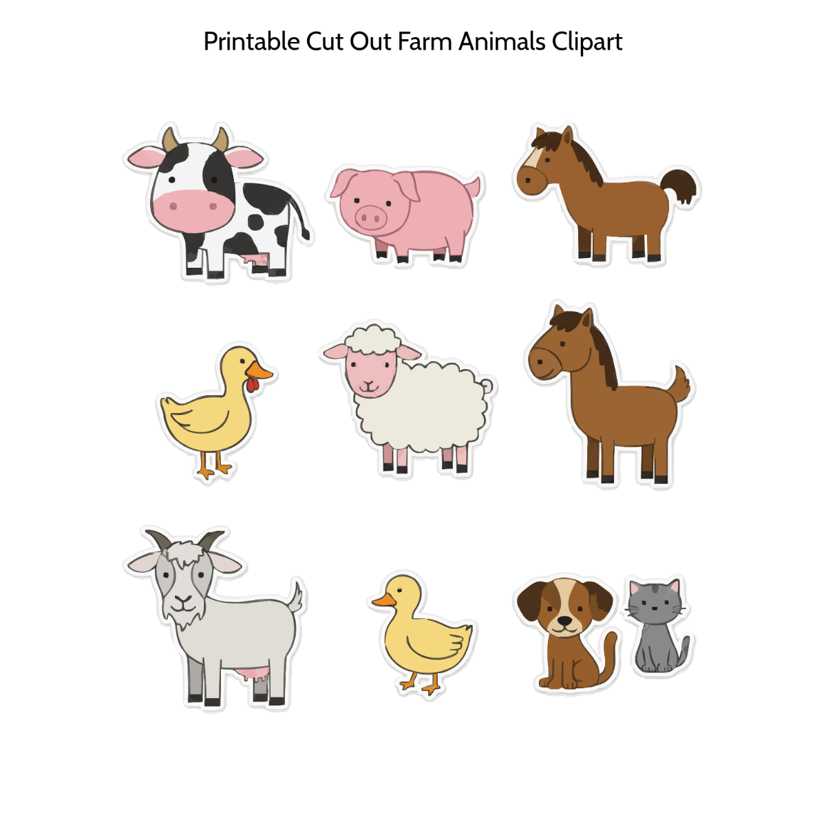 Free Printable Animal Templates