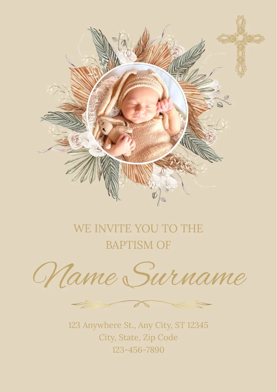 Printable Baptism Invitation Templates Printable Baptism Invitation Templates