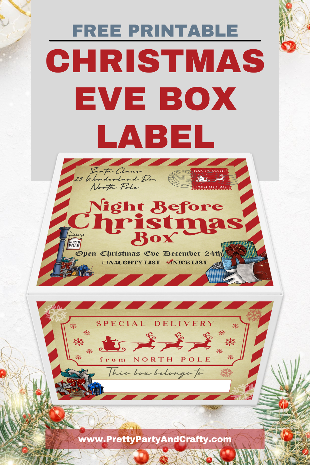 Free Christmas Eve Box Printable Pretty Party amp Crafty Free Christmas Eve Box Printable Pretty Party amp Crafty