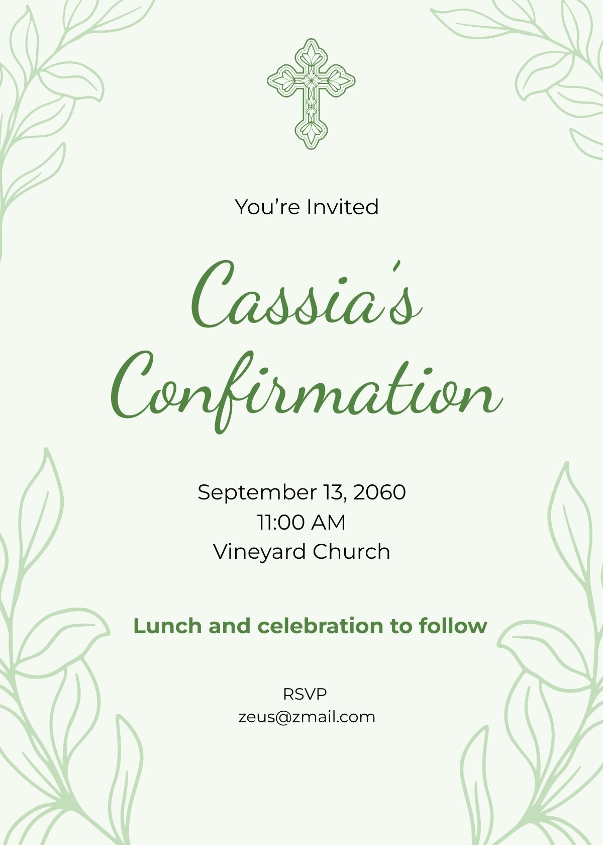 Free Printable Confirmation Invitation Templates Free Printable Confirmation Invitation Templates