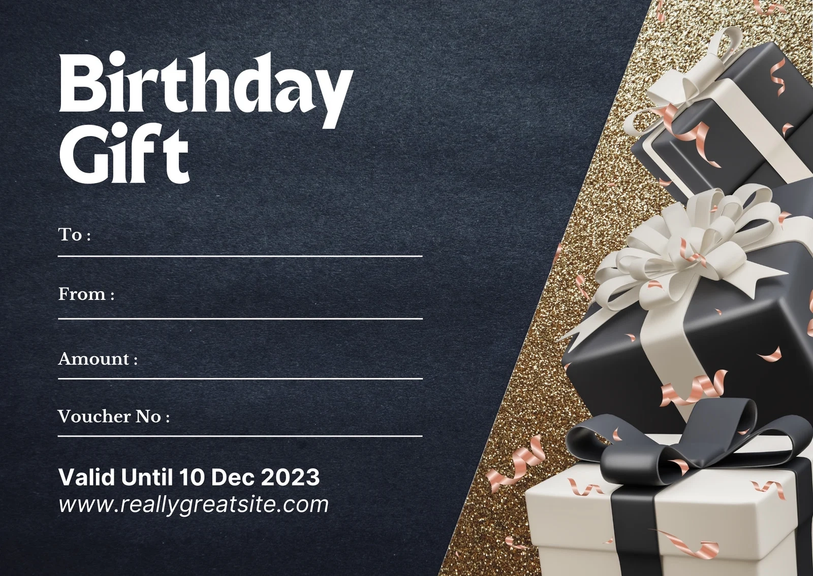 Free Custom Printable Birthday Gift Certificate Templates Canva Free Custom Printable Birthday Gift Certificate Templates Canva