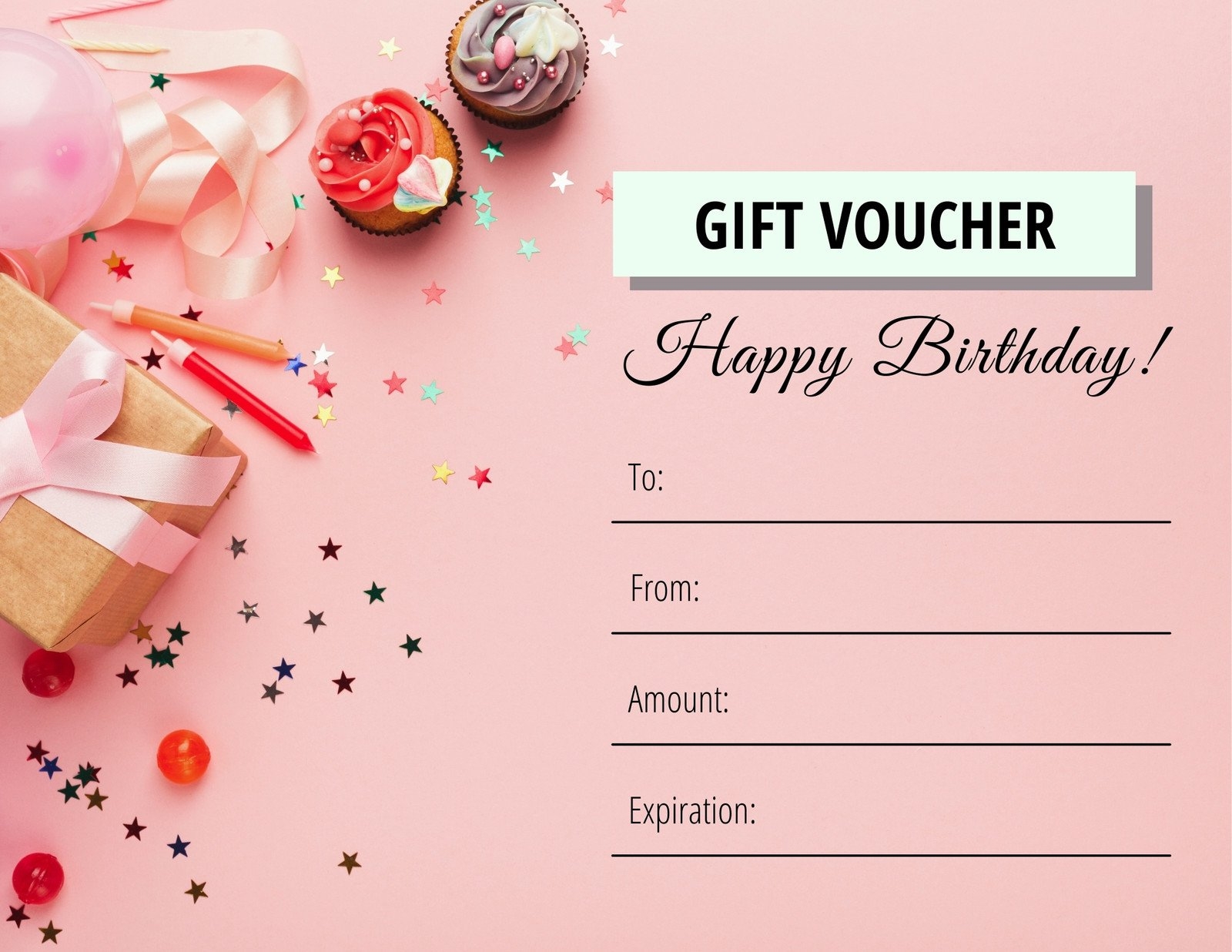 Printable Happy Birthday Gift Certificate Template Free Printable Happy Birthday Gift Certificate Template Free
