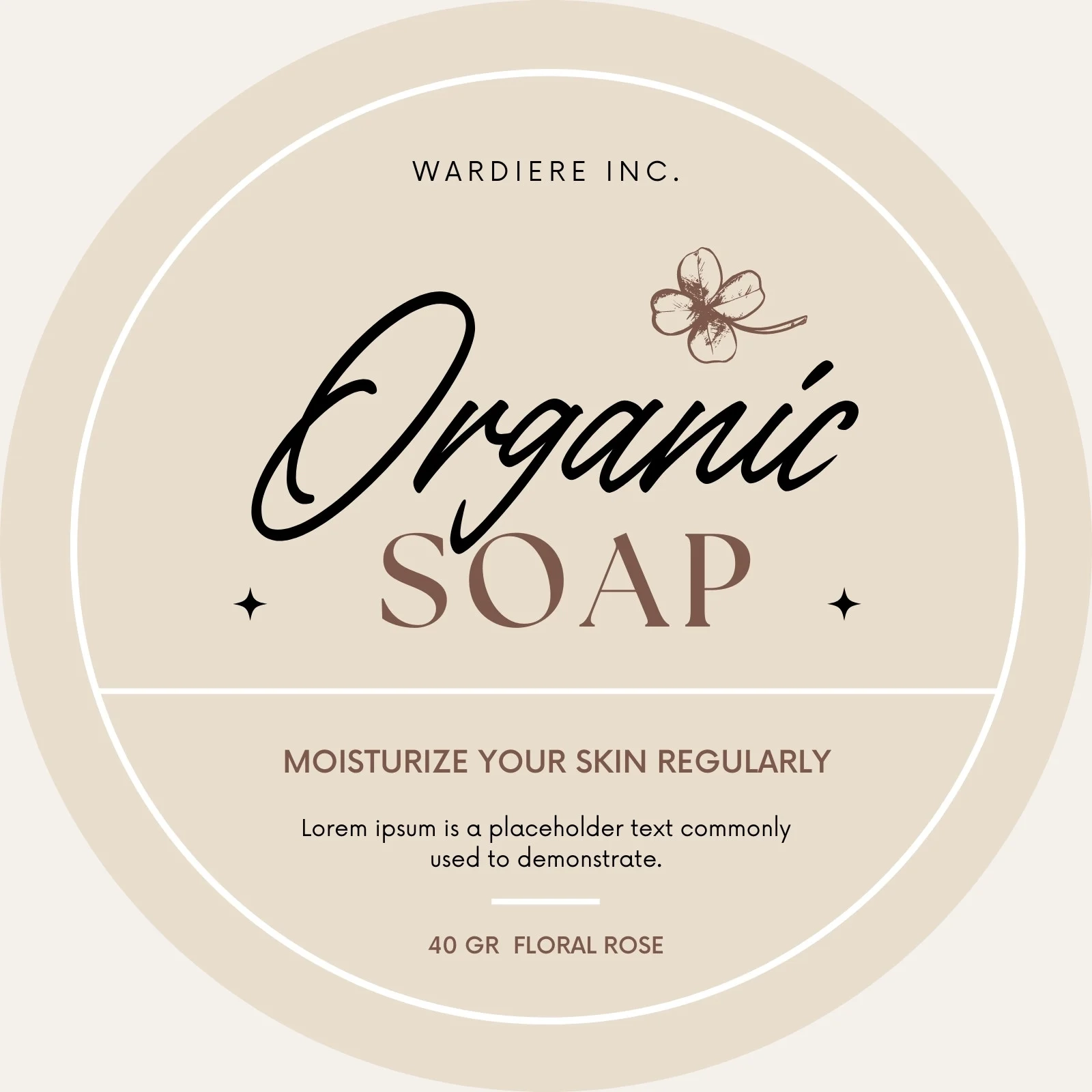 Printable Free Handmade Soap Label Template Printable Free Handmade Soap Label Template
