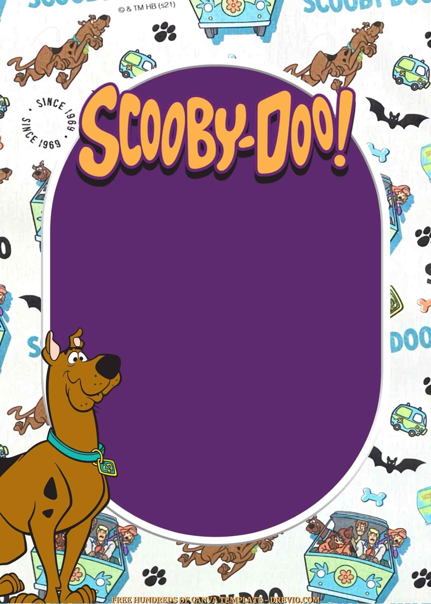 Free Printable Scooby Doo Birthday Invitation Template Free Printable Scooby Doo Birthday Invitation Template