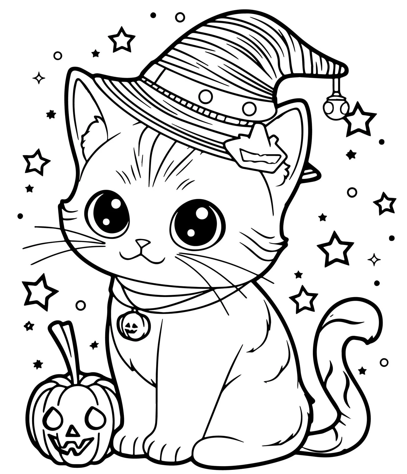FREE Halloween Cat Coloring Pages Fun amp Spooky FREE Halloween Cat Coloring Pages Fun amp Spooky