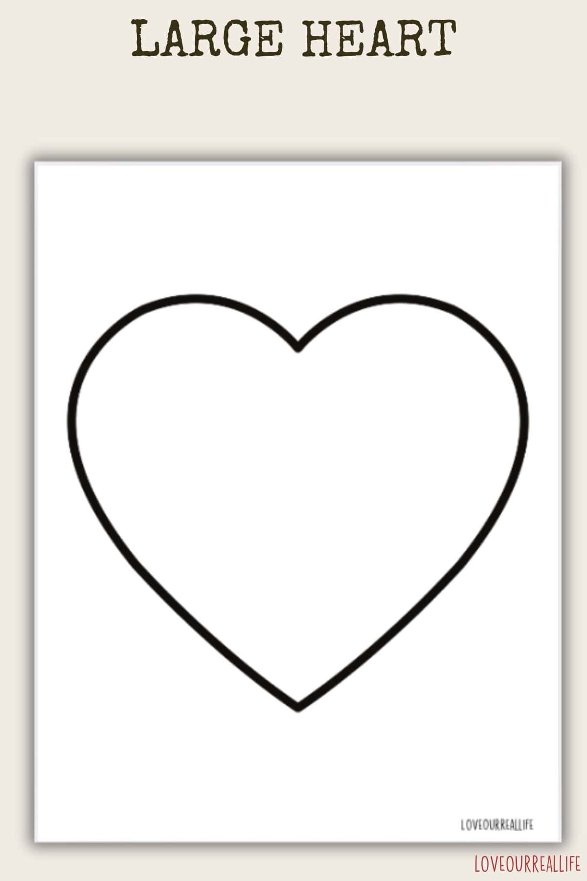 Free Printable Heart Templates