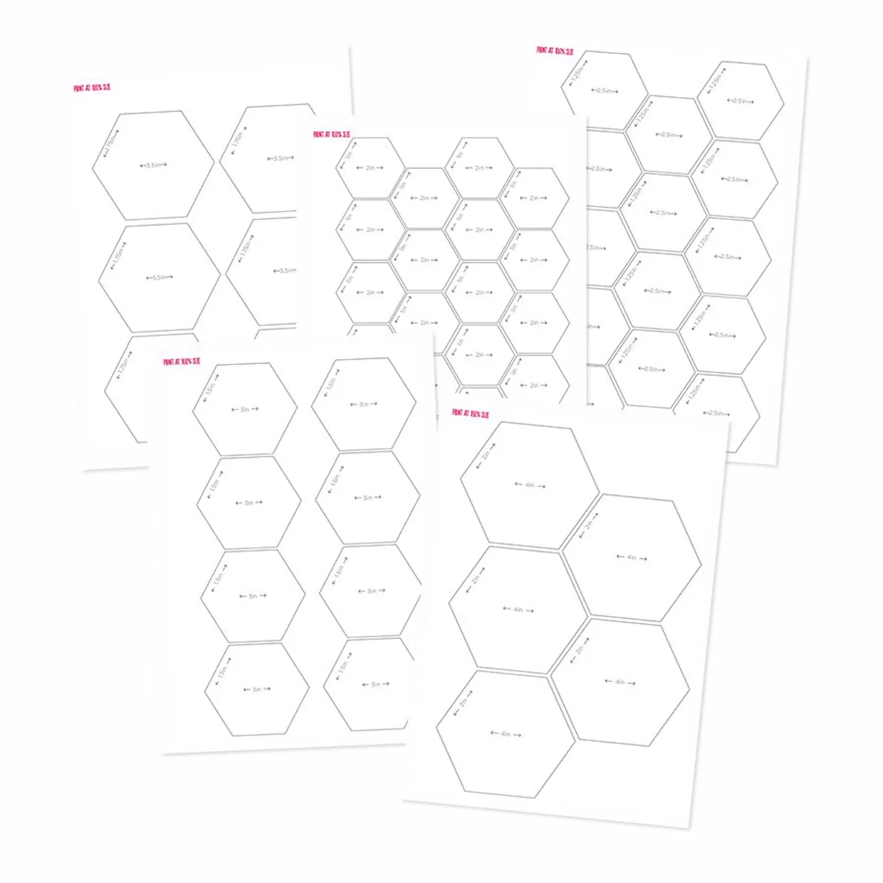 Free Hexagon Patchwork Templates Gathered Free Hexagon Patchwork Templates Gathered