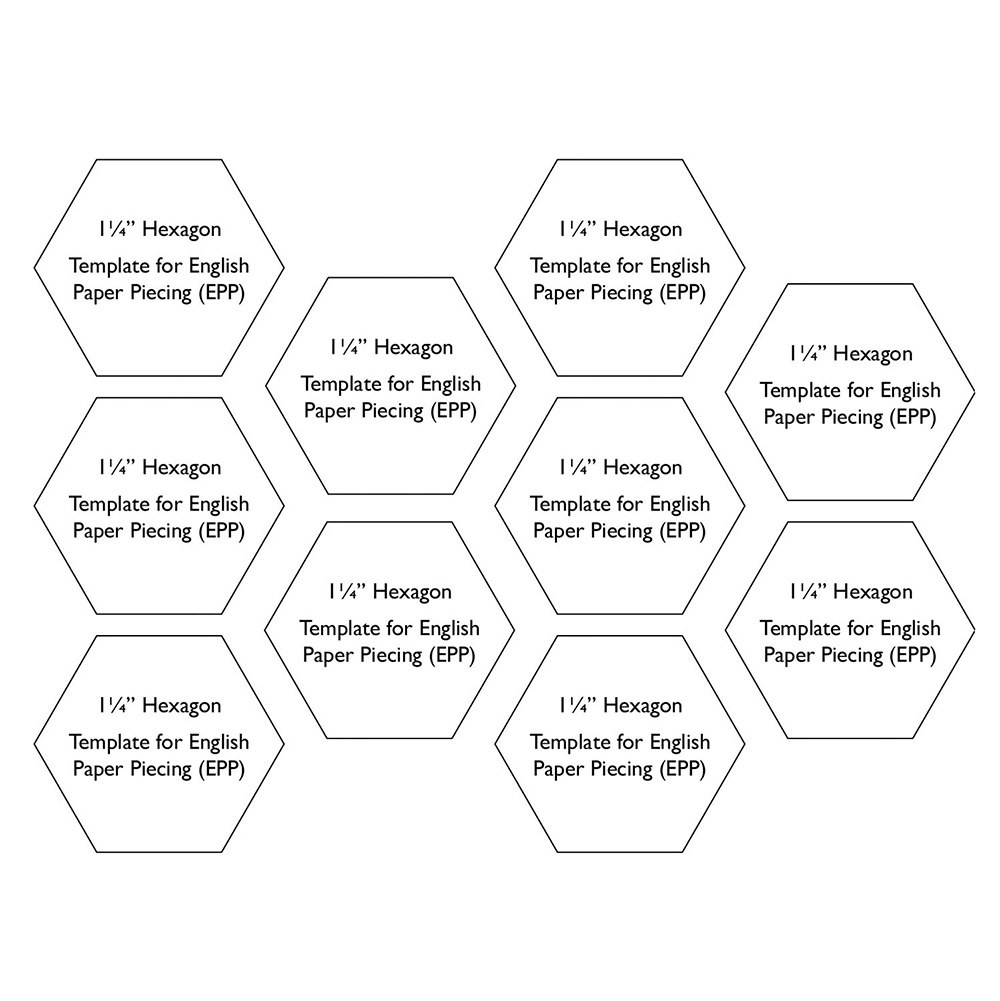 Free Hexagon Template Printable Free Hexagon Template Printable