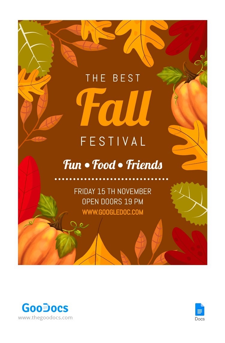 Free Illustrated Fall Festival Invitation Template Thegoodocs Free Illustrated Fall Festival Invitation Template Thegoodocs