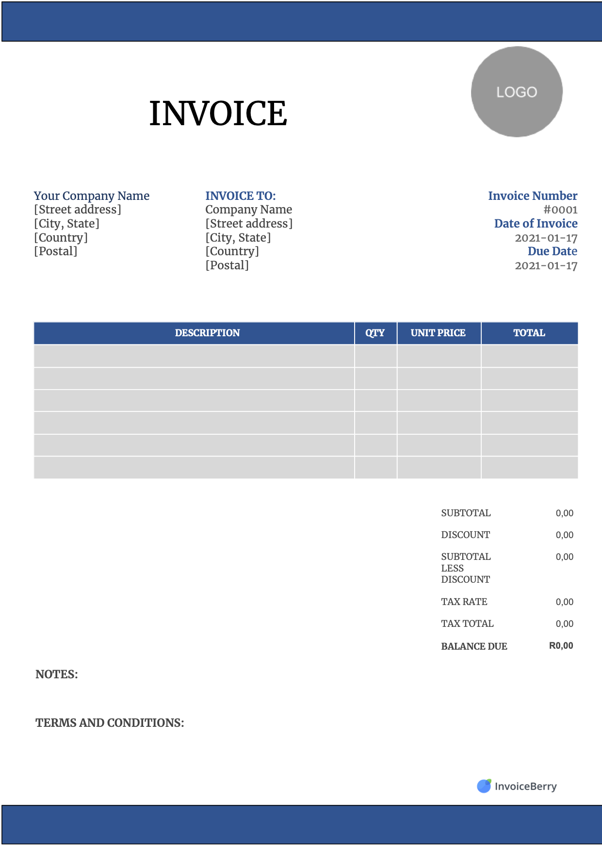 Word Document Free Printable Invoice Templates Word Document Free Printable Invoice Templates