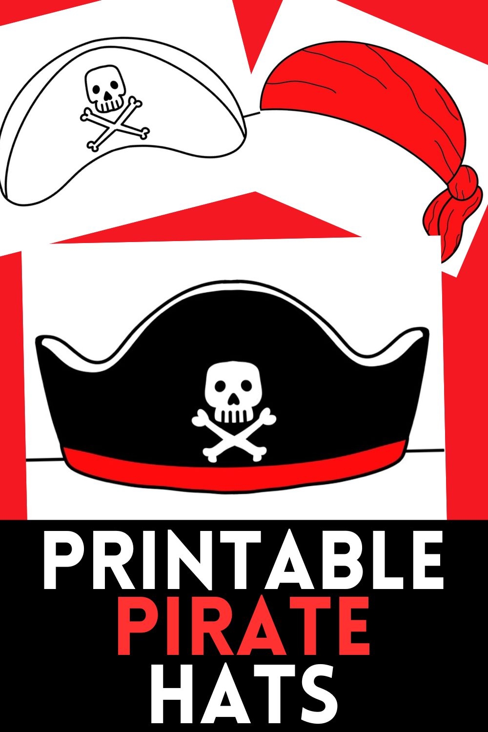 Pirate Hat Template Printable